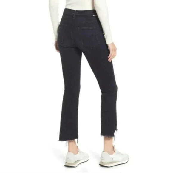 MOTHER | The Insider Crop Step Fray Jeans in Night in Paris Size 28 B1505 - Picture 2 of 7